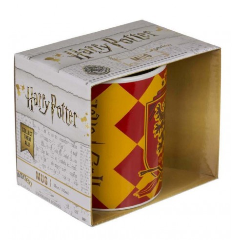 Taza Harry Potter Escudo Gryffindor