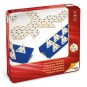 Juego Dominó Triangular en Caja Metálica