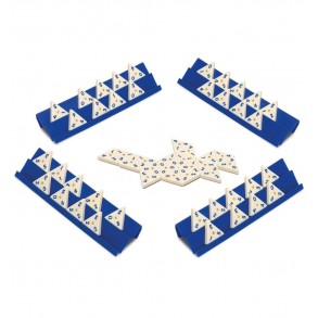 Juego Dominó Triangular en Caja Metálica 2