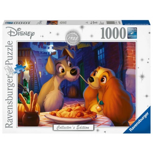 Puzzle La Dama y el Vagabundo Disney 1.000 piezas