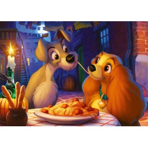 Puzzle La Dama y el Vagabundo Disney 1.000 piezas 2