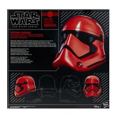 Casco Electrónico Star Wars Black Series Capitán Cardinal