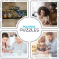 Puzzle Harry Potter Escudos Panorama 1.000 piezas