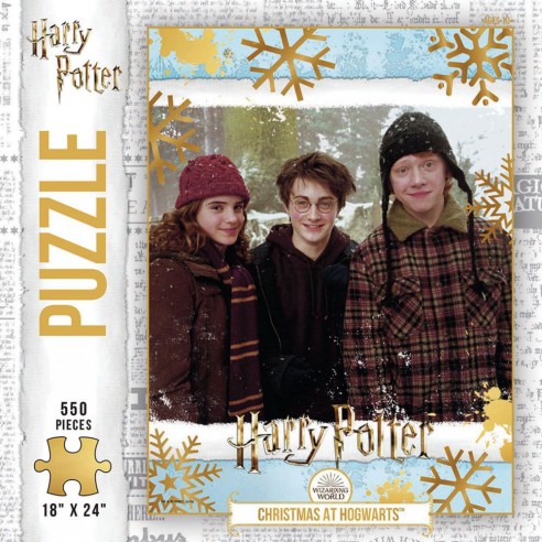 Puzzle Harry Potter Christmas at Hogwarts 550 piezas