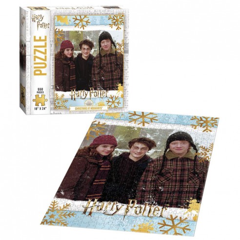Puzzle Harry Potter Christmas at Hogwarts 550 piezas