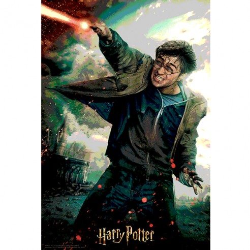 Puzzle Libro Lenticular Batalla Harry Potter