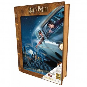 Puzzle Libro Lenticular Harry Potter y Ron en el Ford Anglia