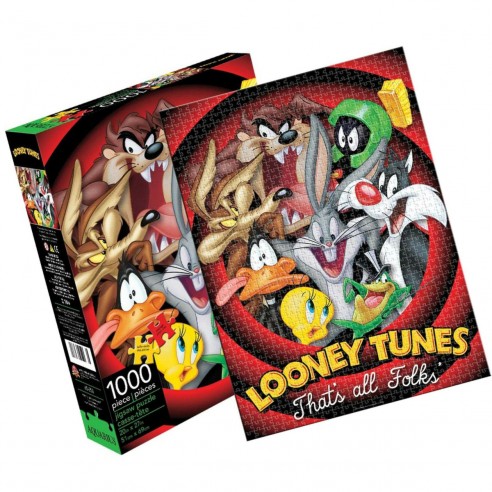 Puzzle Looney Tunes That's all Folks 1.000 piezas