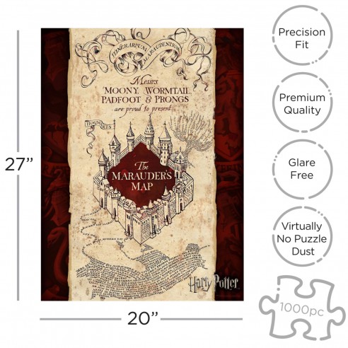 Puzzle Harry Potter Mapa del Merodeador 1.000 piezas