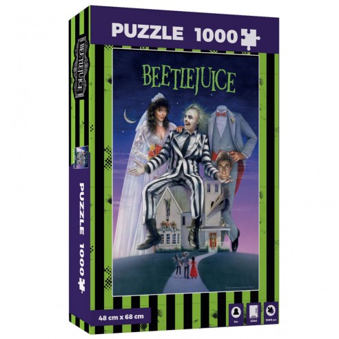 Puzzle Beetlejuice Poster Película 1.000 piezas