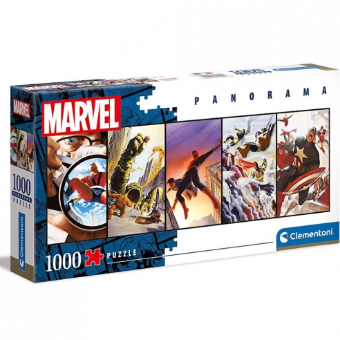 Puzzle Panorama Marvel 1.000 piezas