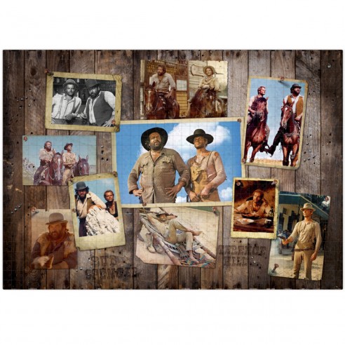 Puzzle Bud Spencer & Terence Hill  Photo Wall 1.000 piezas