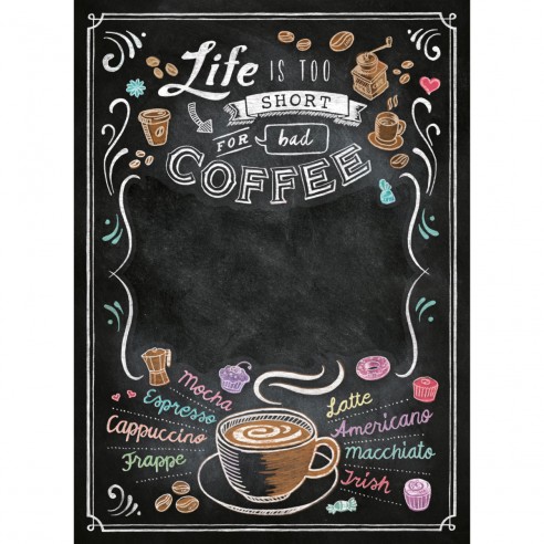 Puzzle Pizarra Café