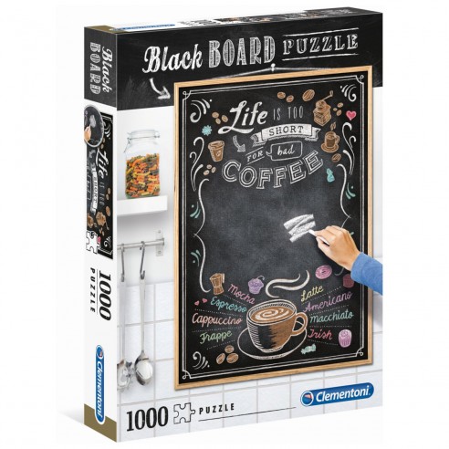 Puzzle Pizarra Café