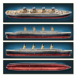 Puzzle 3D Titanic 2
