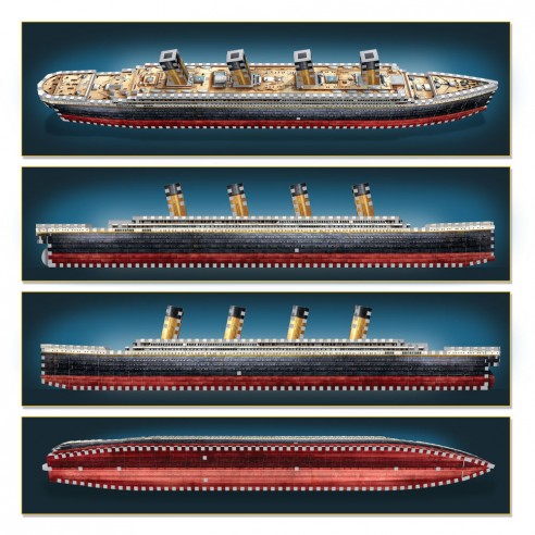 Puzzle 3D Titanic