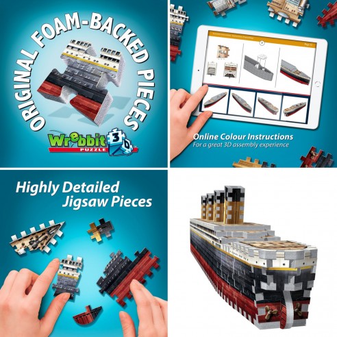 Puzzle 3D Titanic