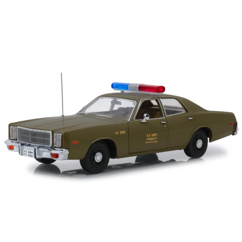 Coche Plymouth Fury U.S. Army Policie "Equipo A" 1977 Escala 1:18