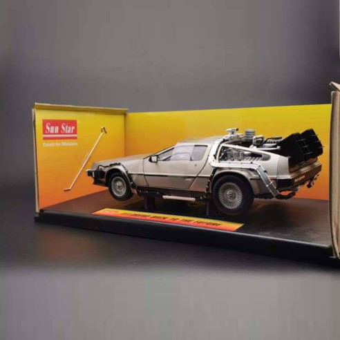 Coche Regreso al Futuro 1983 DeLorean Escala:1:18 Metálico