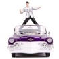 Coche Elvis Presley 1956 Cadillac Morado con Figura Escala 1:24 