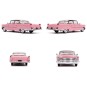 Coche Elvis Presley 1955 Cadillac Fleetwood Rosa con Figura Escala 1:24