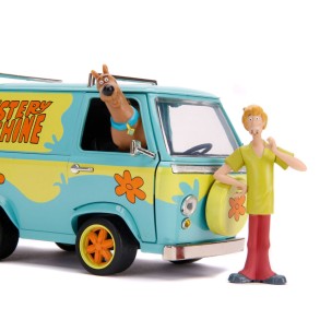 Coche Scooby Doo Vehículo Mystery Van con Figuras Escala 1:24 2