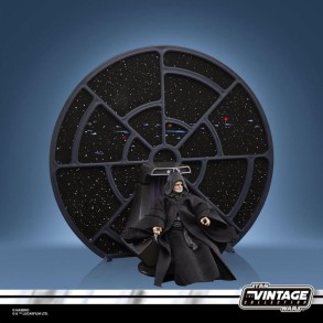 Figura Emperador Palpatine con Trono - Colección Vintage