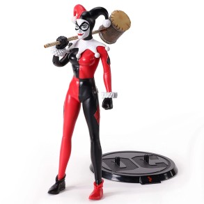 Figura Flexible Harley Quinn Jester Outfit 19 cm