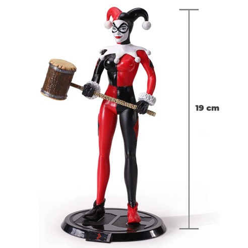 Figura Flexible Harley Quinn Jester Outfit 19 cm