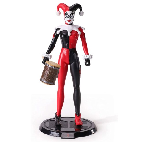 Figura Flexible Harley Quinn Jester Outfit 19 cm