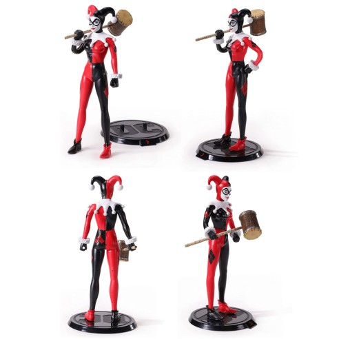Figura Flexible Harley Quinn Jester Outfit 19 cm