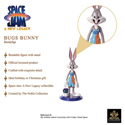 Figura Flexible Bugs Bunny Space Jam: A New Legacy Looney Toones 19 cm