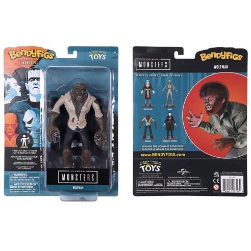 Figura Flexible Hombre Lobo Universal Monsters 17 cm
