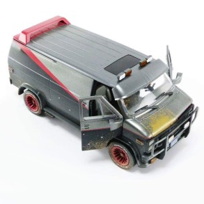 Réplica Furgoneta "Equipo A" Versión Tiroteada Escala 1:24 2