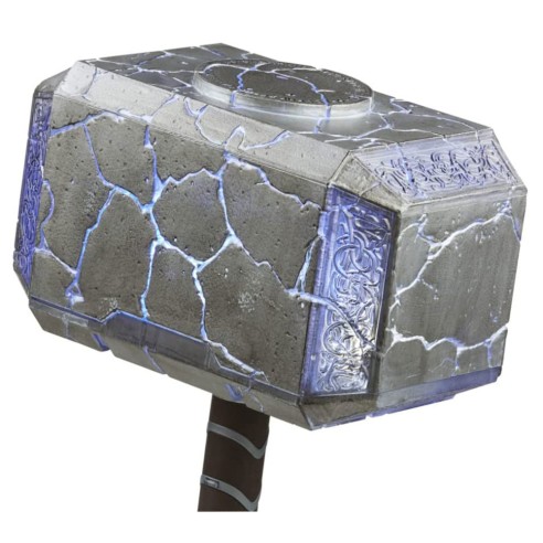 Martillo Electrónico Mighty Thor Premium Escala 1:1 Réplica Efecto Luces y Sonidos