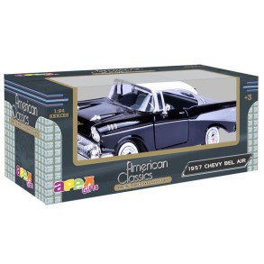 Coche Réplica American Classic 1957 Chevy Bel Air car Escala 1:24 2