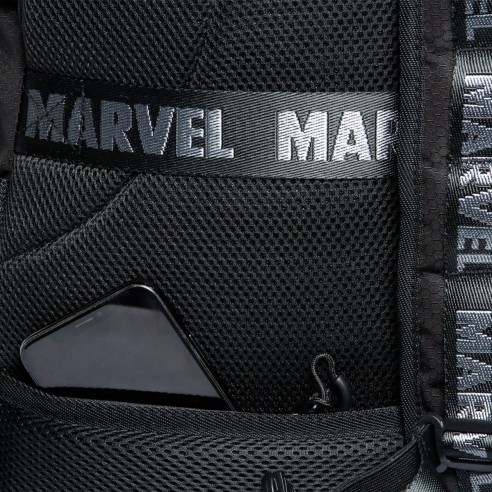 Mochila Marvel Negro Pro Neón