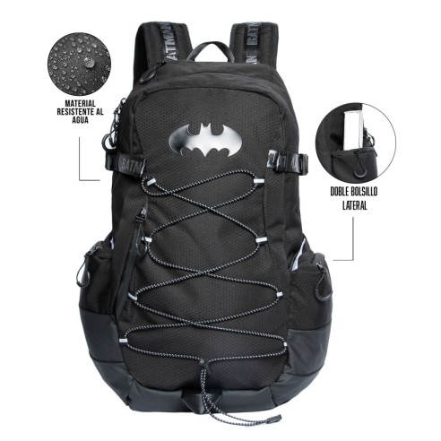 Mochila Batman Negro Pro Neón