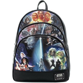 Mochila May The Force Star Wars Pesonajes 34cm