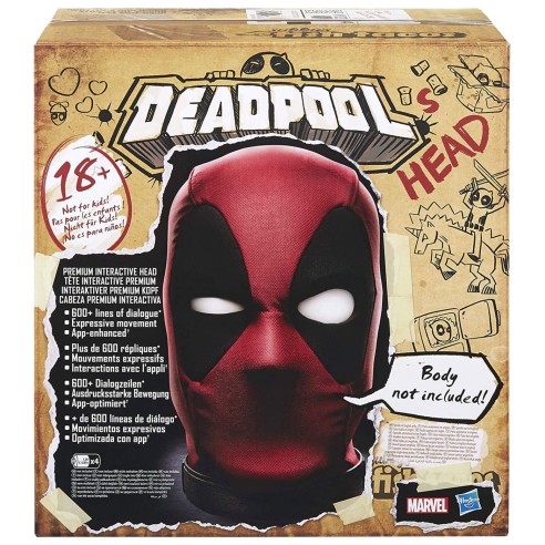 Cabeza Interactiva Deadpool