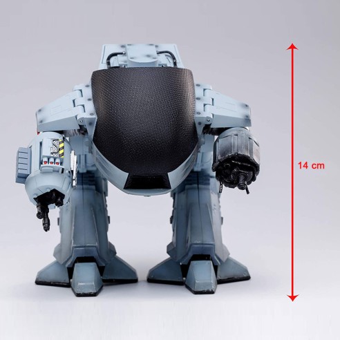 Figura Robocop ED-209 Dañado en la Batalla con Sonido Escala 1:18