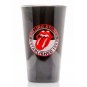 Vaso Cristal Rolling Stones Negro con Logo