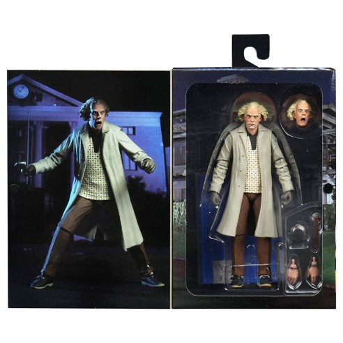 Figura Regreso al Futuro Figura Ultimate Doc Brown 18 cm