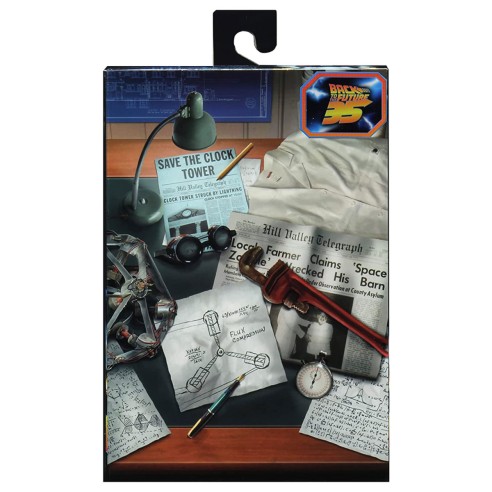 Figura Regreso al Futuro Figura Ultimate Doc Brown 18 cm