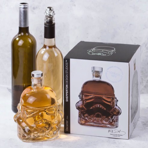 Decantador Botella Cabeza Stormtrooper