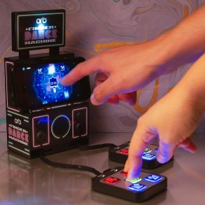 Mini Arcade Retro Danza con Dedos
