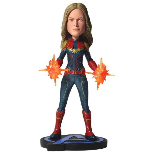 Figura Vengadores Endgame Cabezón Head Knocker Captain Marvel 20 cm