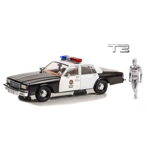 Coche  Chevrolet Caprice con Figura T-1000 "Terminator 2" (1987) Escala: 1:18