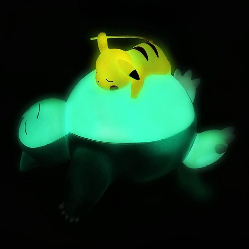 Lámpara Led Pokemon Snorlax y Pikachu con Sensor de Contacto 25 cm