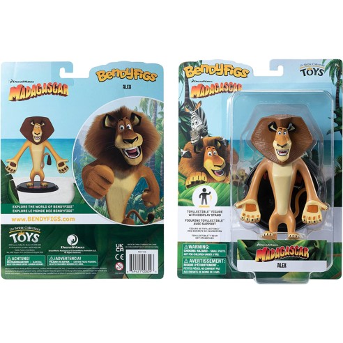 Figura Flexible Madagascar Alex 15,5 cm